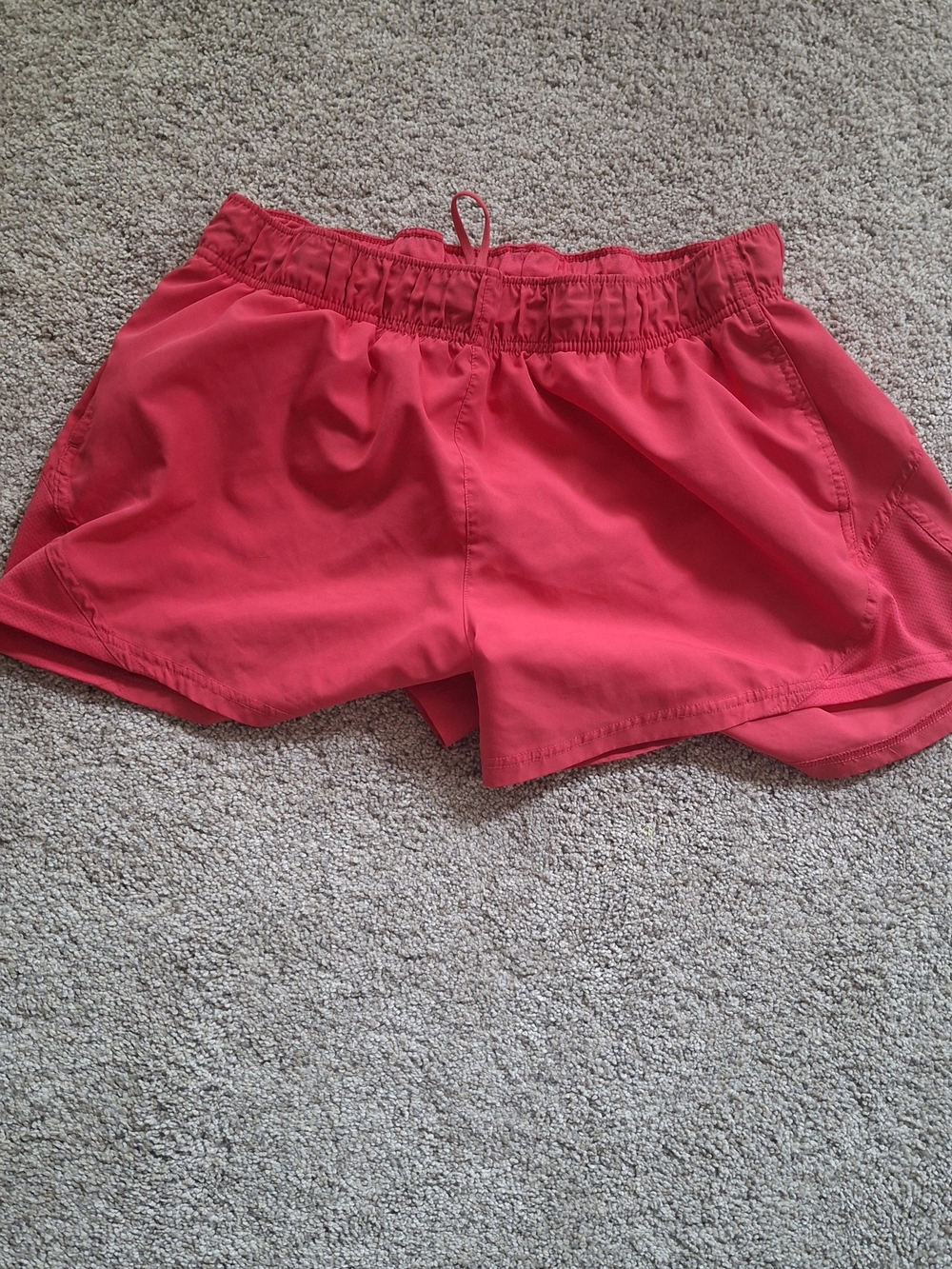 Athletic Works Dark Pink Women's Athletic Shorts with Elastic Waist